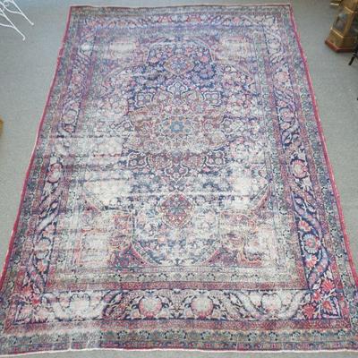 Large Persian Tabriz Rug, Iran, 19th Century. Impressive central medallion composition. The elaborate borders boast intricate detail work...