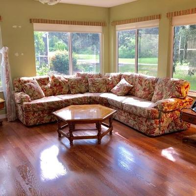 Corner Sofa by Carlton (City Furniture) - $150
(72" L each way from center, 37"D)

