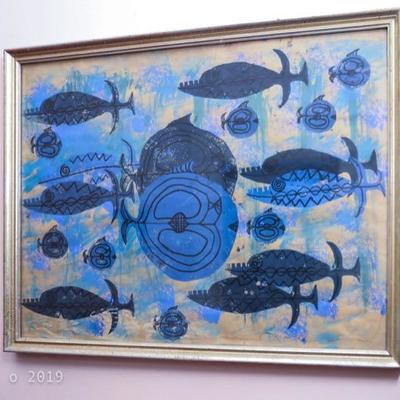 mid century wall art