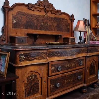 art nouveou side board / buffet