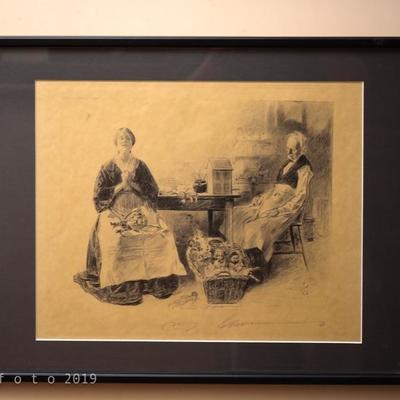Charles Dana Gibson People of Dickens signed prints