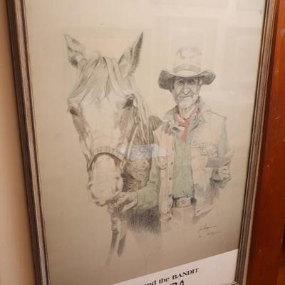 joe souza smokey and the bandit print signed 