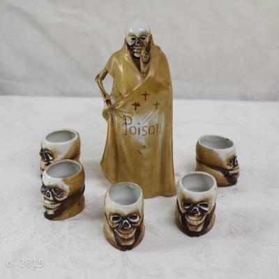 vintage poison sake set by shofu 