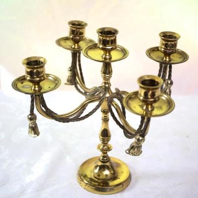 plated candelabra 