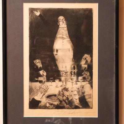 Charles Dana Gibson People of Dickens signed prints