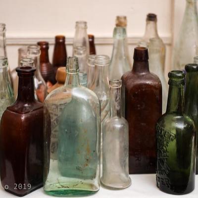 Antique and vintage bottles