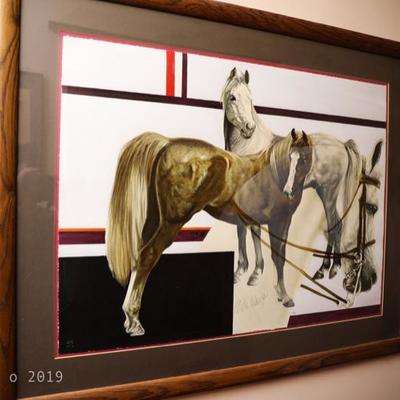 Popo and Ruby Lee
Horses, Lithograph