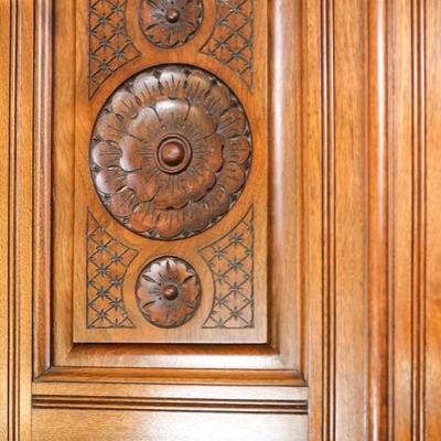 antique art deco armoire