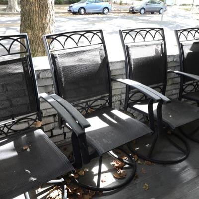 outdoor swivel chairs