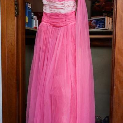 vintage pink dress