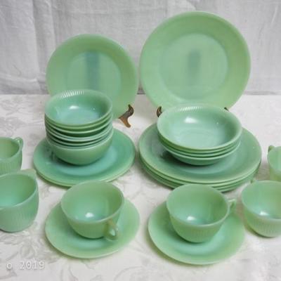 Depression glass Fire King dish ware