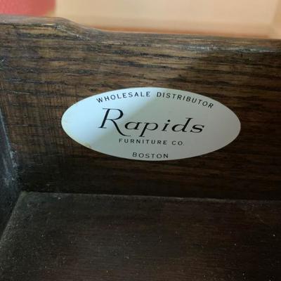 Rapids Furniture End Two Drawer End Tables, PAIR 