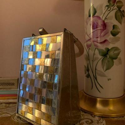 Vintage Woven Metal Purse 