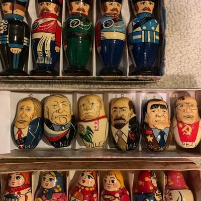 Russian Wooden Ornaments 
