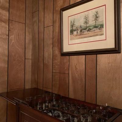 Hidden Bar Cabinet 