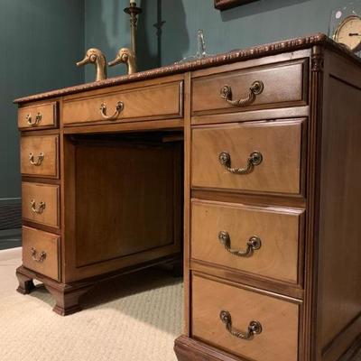 Double Pedestal Desk 