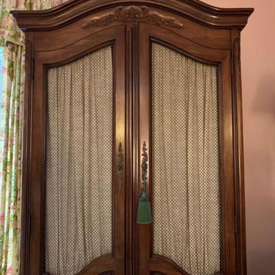 White Furniture Wardrobes, PAIR 