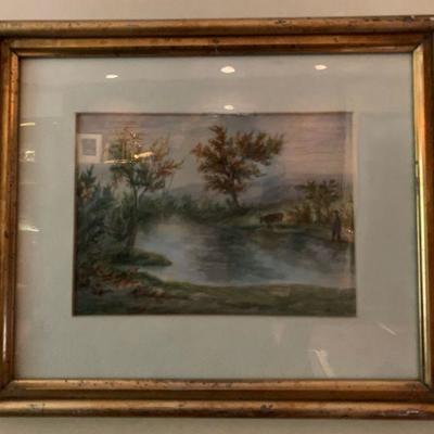 Watercolor on Paper, 20th C., Unknown Artist 