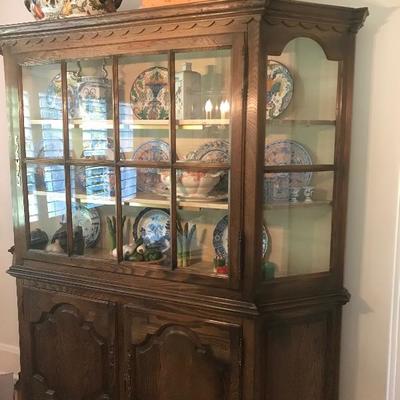 French style china cabinet