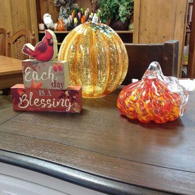 Light up pumpkins