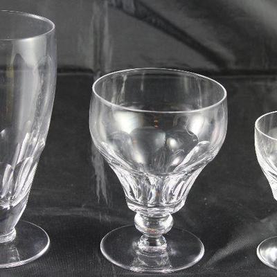 â€œDorsetâ€ by Stewart England 1955-1964, 18 iced teas, 19 low water goblets, 26 port wine goblets