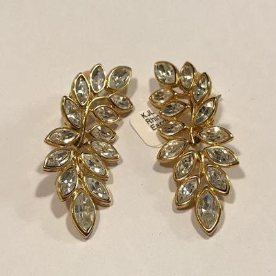 KJL Rhinestone Earrings 