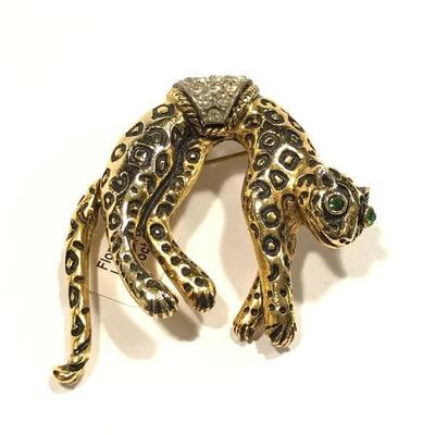 Florenza Leopard Brooch 