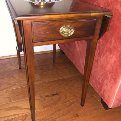 Pair Statton Cherry Pembroke Tables