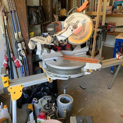 Rigid sliding compound miter saw and DeWalt miter saw stand