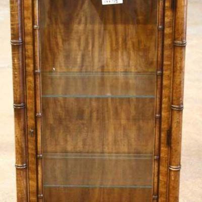  Asian Inspired â€œWeiman Furnitureâ€ One Door Display Cabinet 