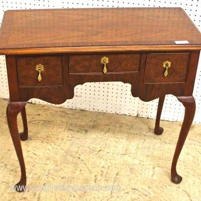  Mahogany â€œbaker Furnitureâ€ Banded and Inlaid Lowboy 