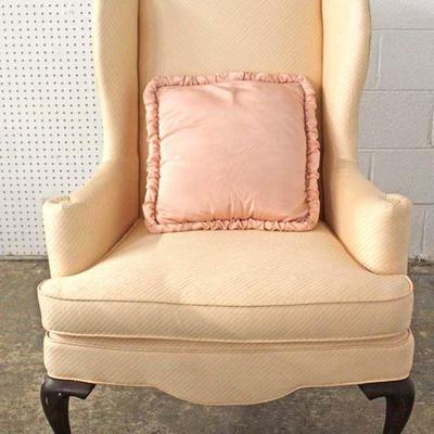 Decorator Upholstered Wing Chair 