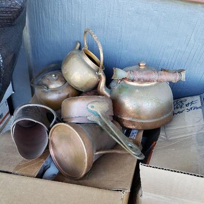 Copper pots