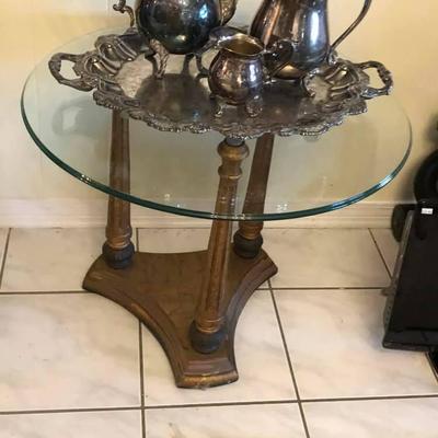 BN115: Neo Retro Glass Top Table Local Pickup  https://www.ebay.com/itm/123947876299
