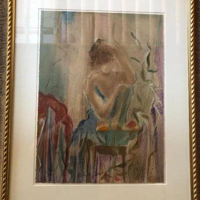 CH082: ECOLE DE BALLET III BY JANET TREBY framed serigraph 300/385 Local Pickup   https://www.ebay.com/itm/113936589086