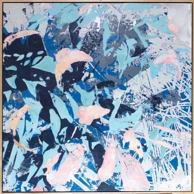 ML3010: Conner McManus Art Big Cones 36â€³x36â€³ Giclee and Acrylic on Birch Panel  https://www.ebay.com/itm/123974601981