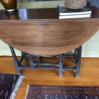 Antique drop leaf table $145
42 X 41 X 29"