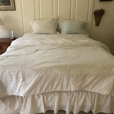 Queen Stearns and Foster boxspring and mattress $295