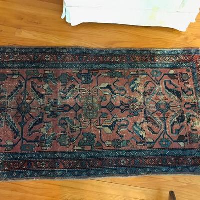 Antique Handwoven Persian rug $350
55 X 31"