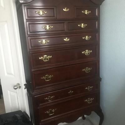 Mahogany highboy perfect! 100