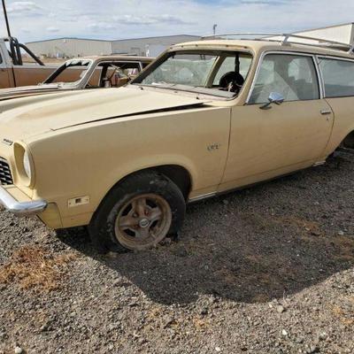 1973 Vega Chevrolet, GT
1V15B3U310682

California title in hand
DMV fees: $229 and $70 doc fees 
 
