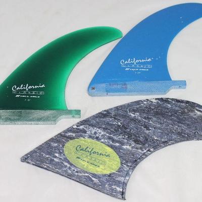 California Classic True Ames 7â€ Fins (2) and 1 Sock