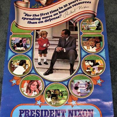 Rare Nixon re-election poster