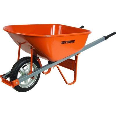 #True Temper Carts & Wheelbarrows 6 cu. ft. Steel W ...