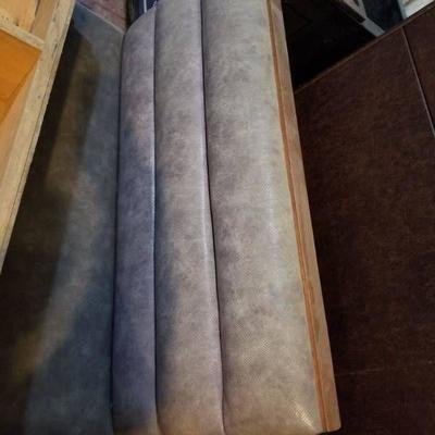 (3) Gray Restaurant Booths
