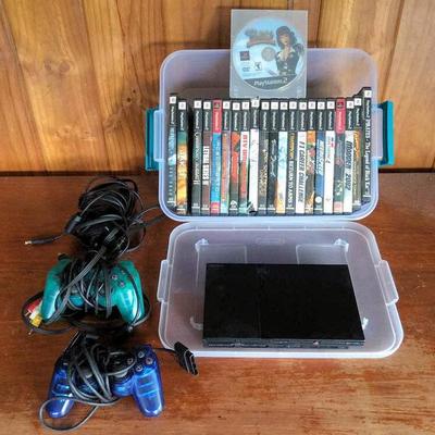 HFS040 Play Station 2, Games and Controllers