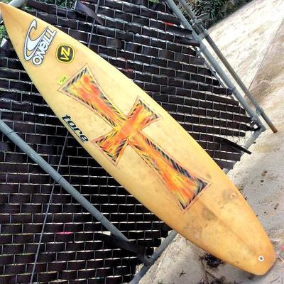 HFS008 O'Neill Triple Fin Surfboard 