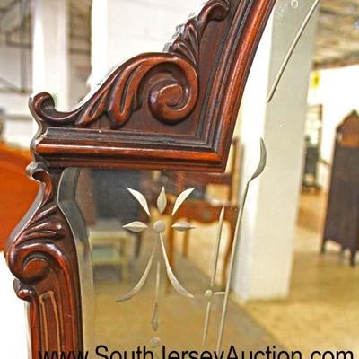  Depression Walnut 2 Tone Low Chest with Mirror and Vanity with Mirror and Bench

Auction Estimate $100-$200 each â€“ Located Inside 