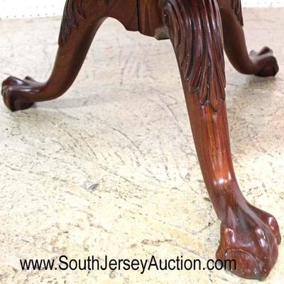 SOLID Cherry â€œPennsylvania House Furnitureâ€ Ball and Claw Chippendale Style Drum Table

Auction Estimate $100-$300 â€“ Located Inside 