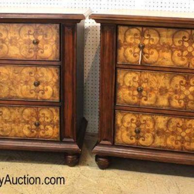  PAIR of â€œHooker Furnitureâ€ Decorative 3 Drawer Bachelor Chest with Fold Down Top Drawers

Auction Estimate $300-$600 â€“ Located...
